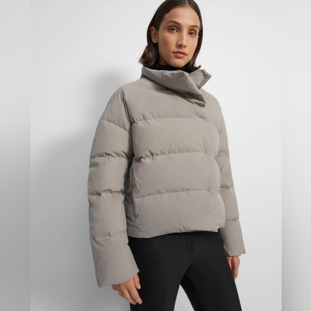 THEORY Offset Down Puffer NWT